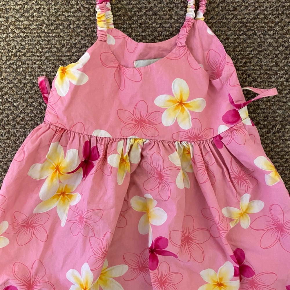 Girls floral sundress 1-2
